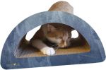 Dome Cat Scratcher [Blue Watercolor]